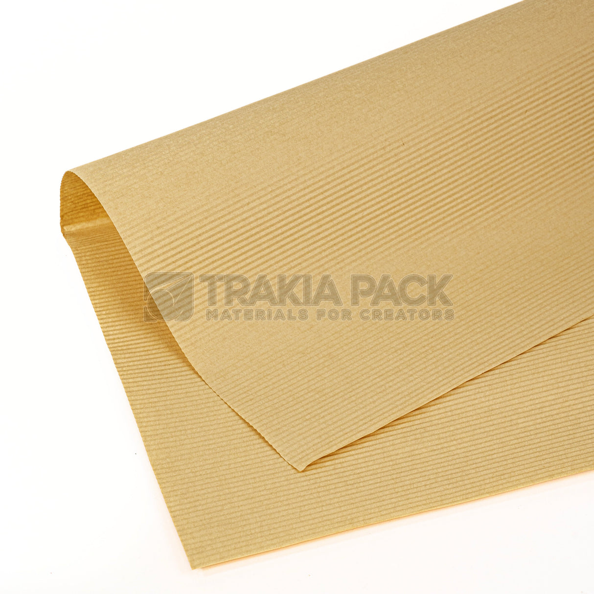Опаковъчна хартия плисе 50x70см/20бр - натурална