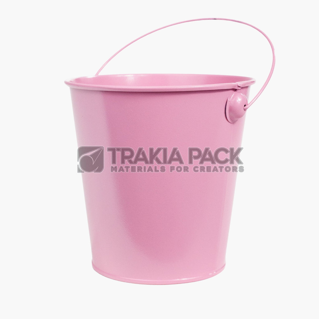 Кофичка метална 12х12х9см - розова