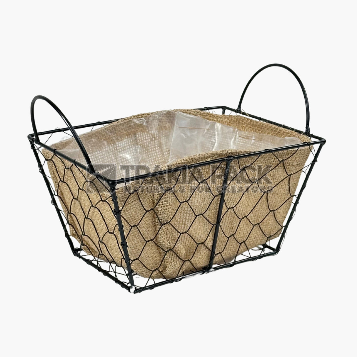 Телено панерче с дръжки зебло - 19х14см