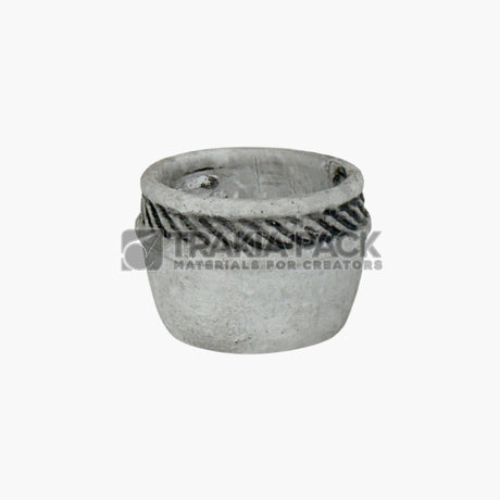 Мини релефна кашпа 11х8см - номад