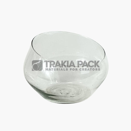 Стъклена ваза - 13х16см