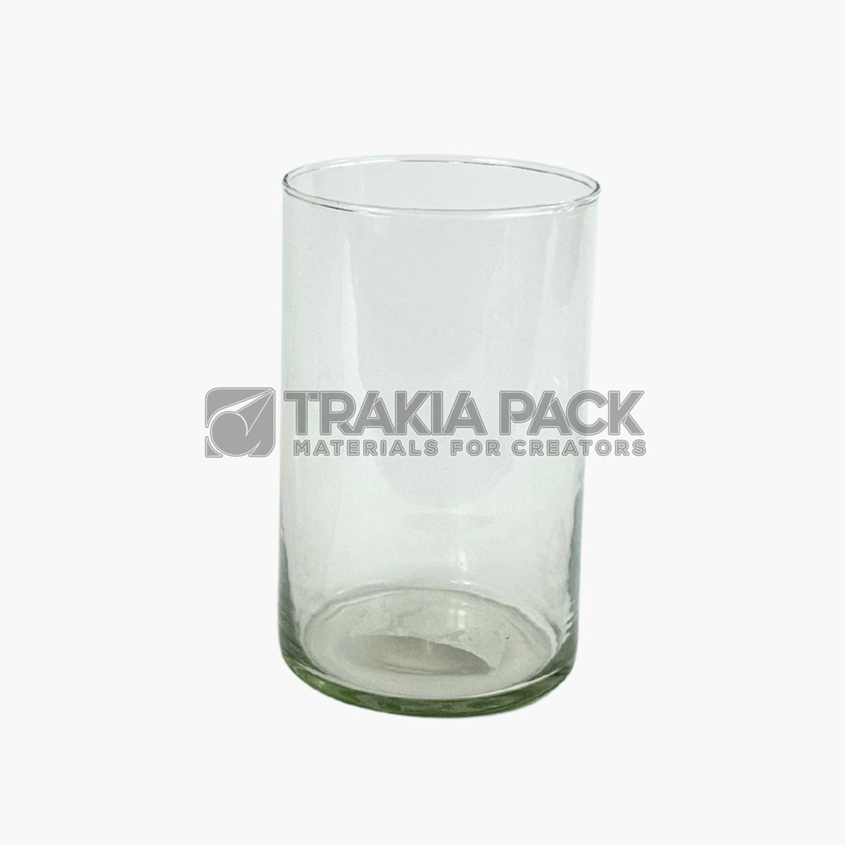 Стъклена ваза цилиндър - 12х19см