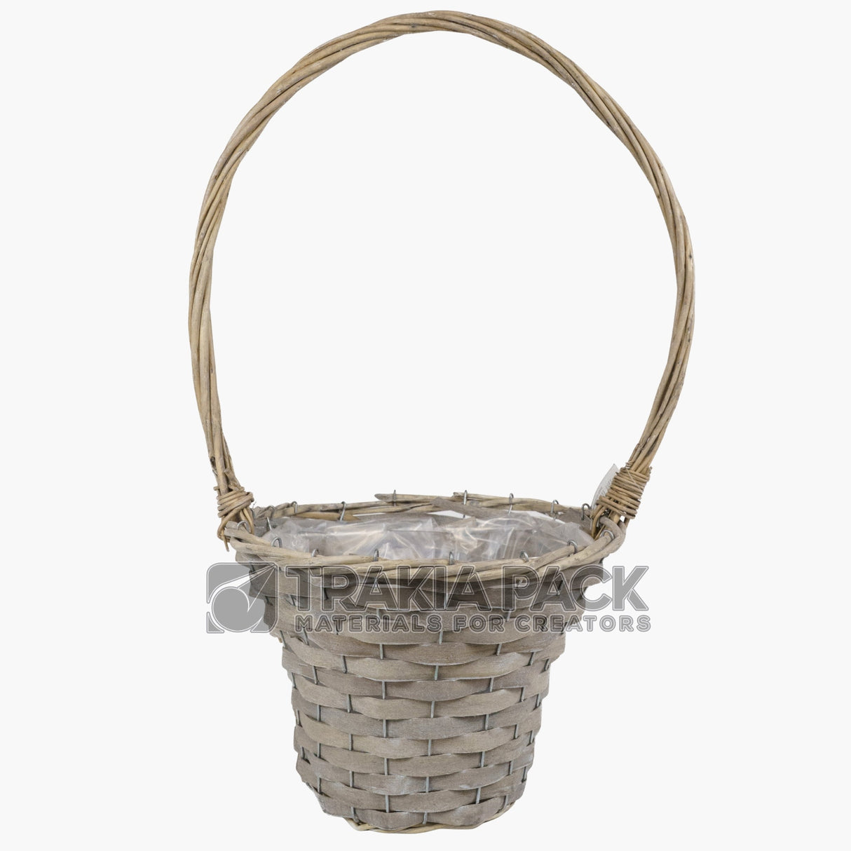 Кошница висока сива - 30х60см