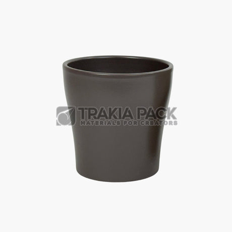 Кашпа продълговата 13х13см - кафява