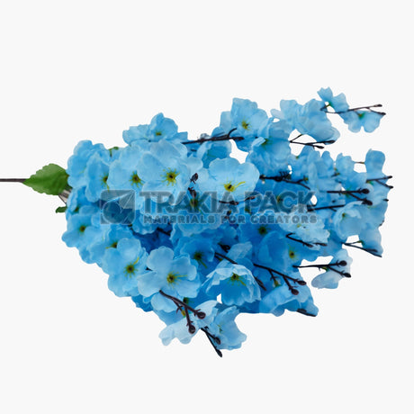 Изкуствена японска вишна 60см - синя