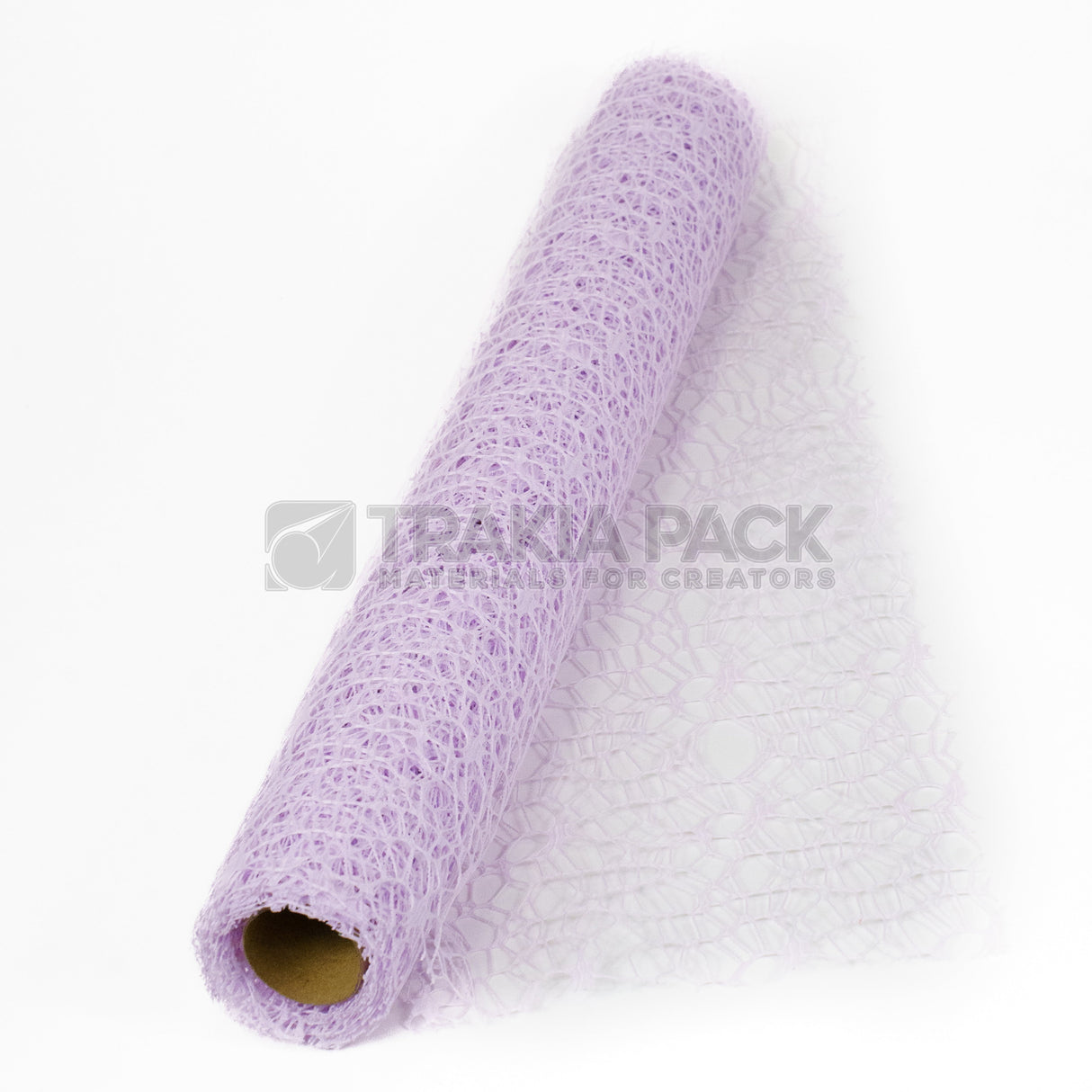 Ролка мрежа дантела 48см/4,8м - люляк