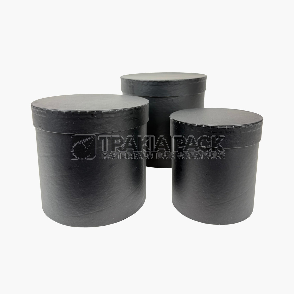 Картонени кутии 3бр/17х18см - черни