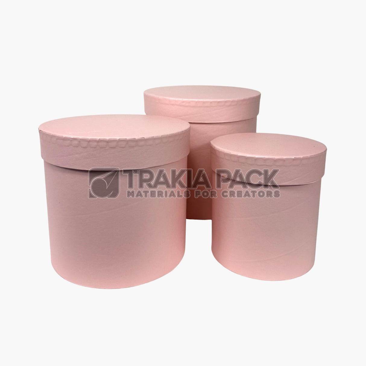 Картонени кутии 3бр/17х18см - розови