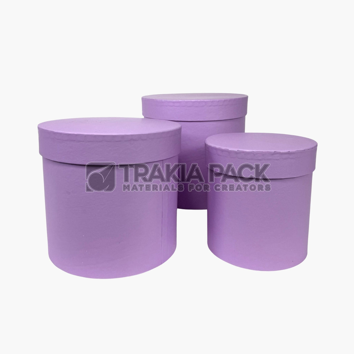 Картонени кутии 3бр/17х18см - лилави