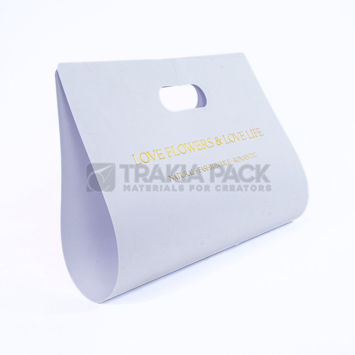 Големи хартиени чанти с отворени страници - 10бр/60х40см - бели