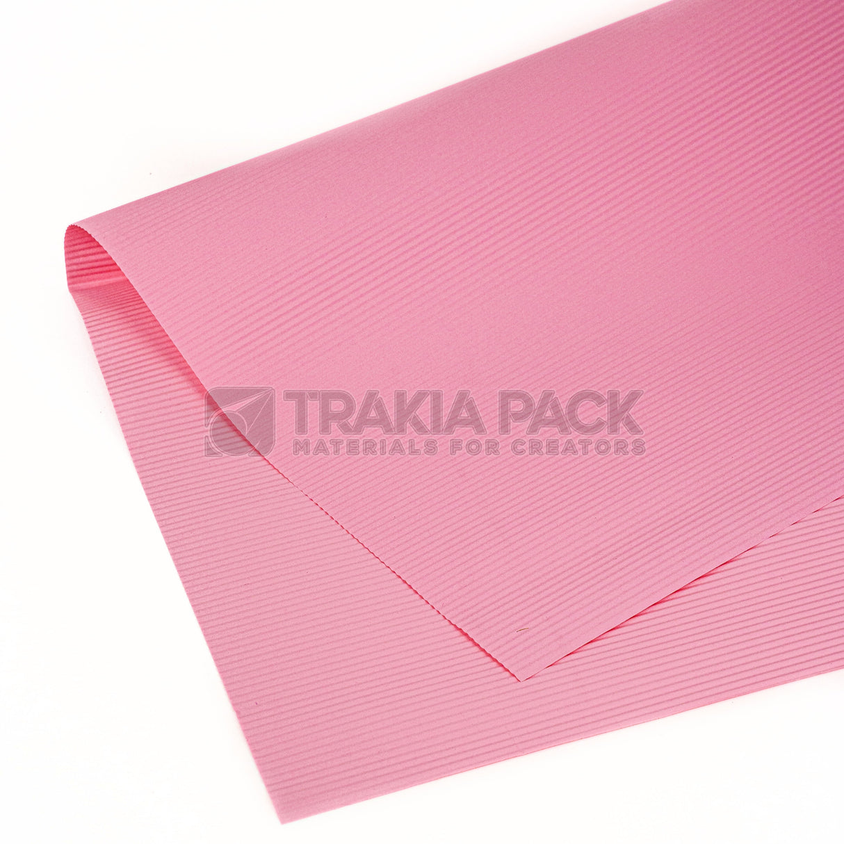 Опаковъчна хартия плисе 50x70см/20бр - розова