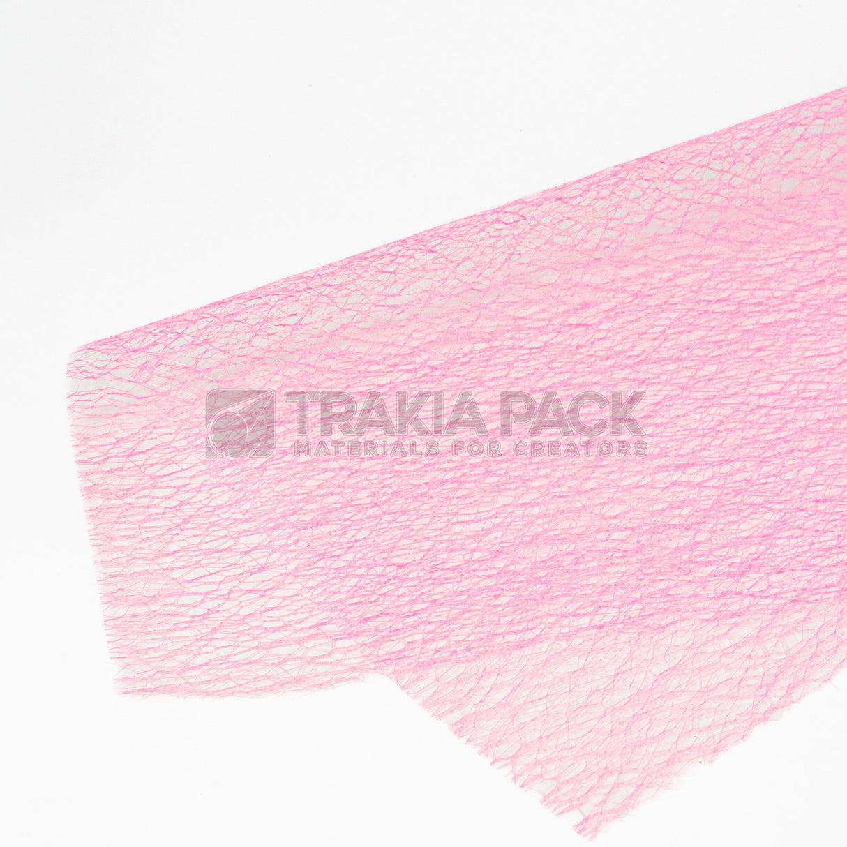 Мрежа ситна дантела на пакет 50х70см/10бр - розова
