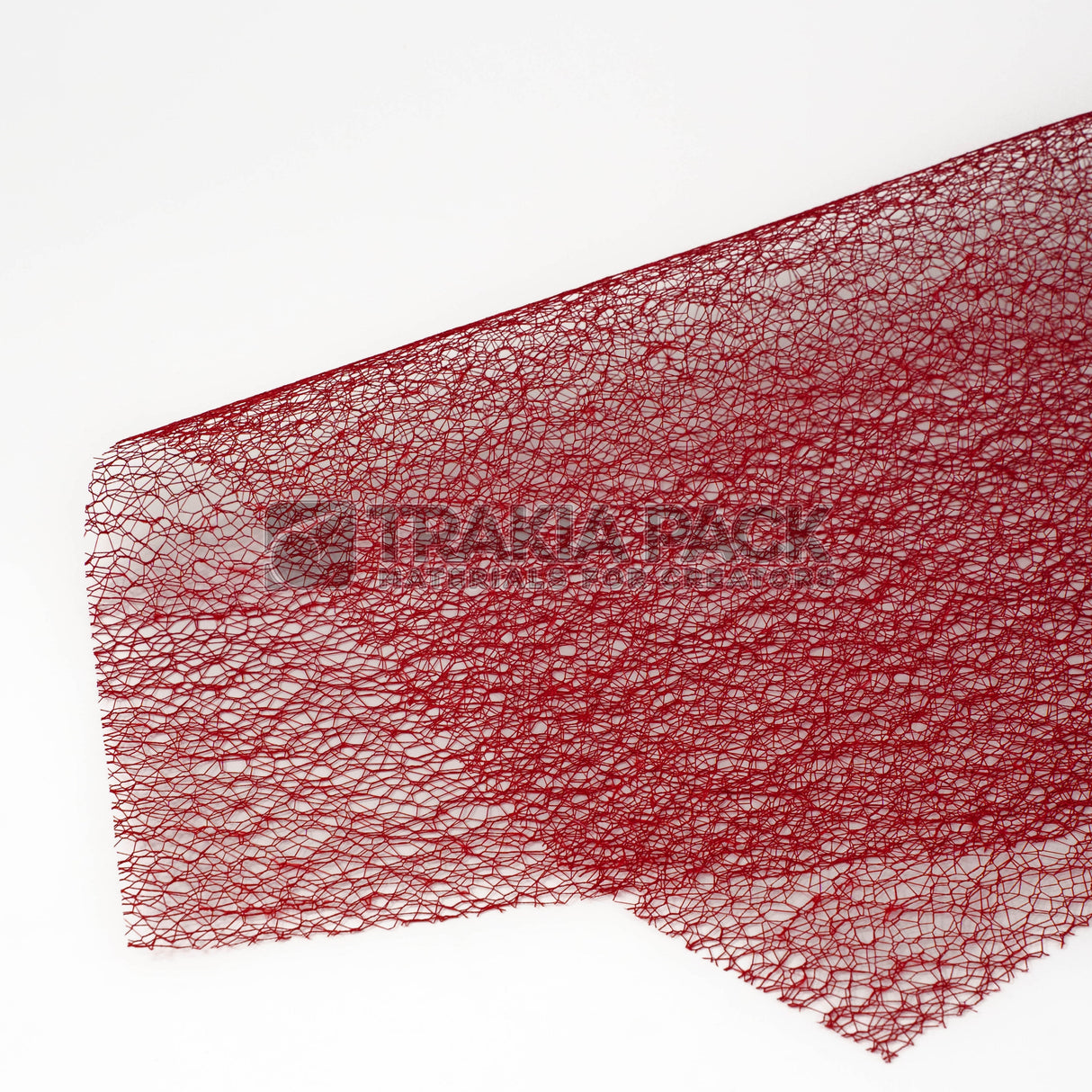 Мрежа ситна дантела на пакет 50х70см/10бр - червена