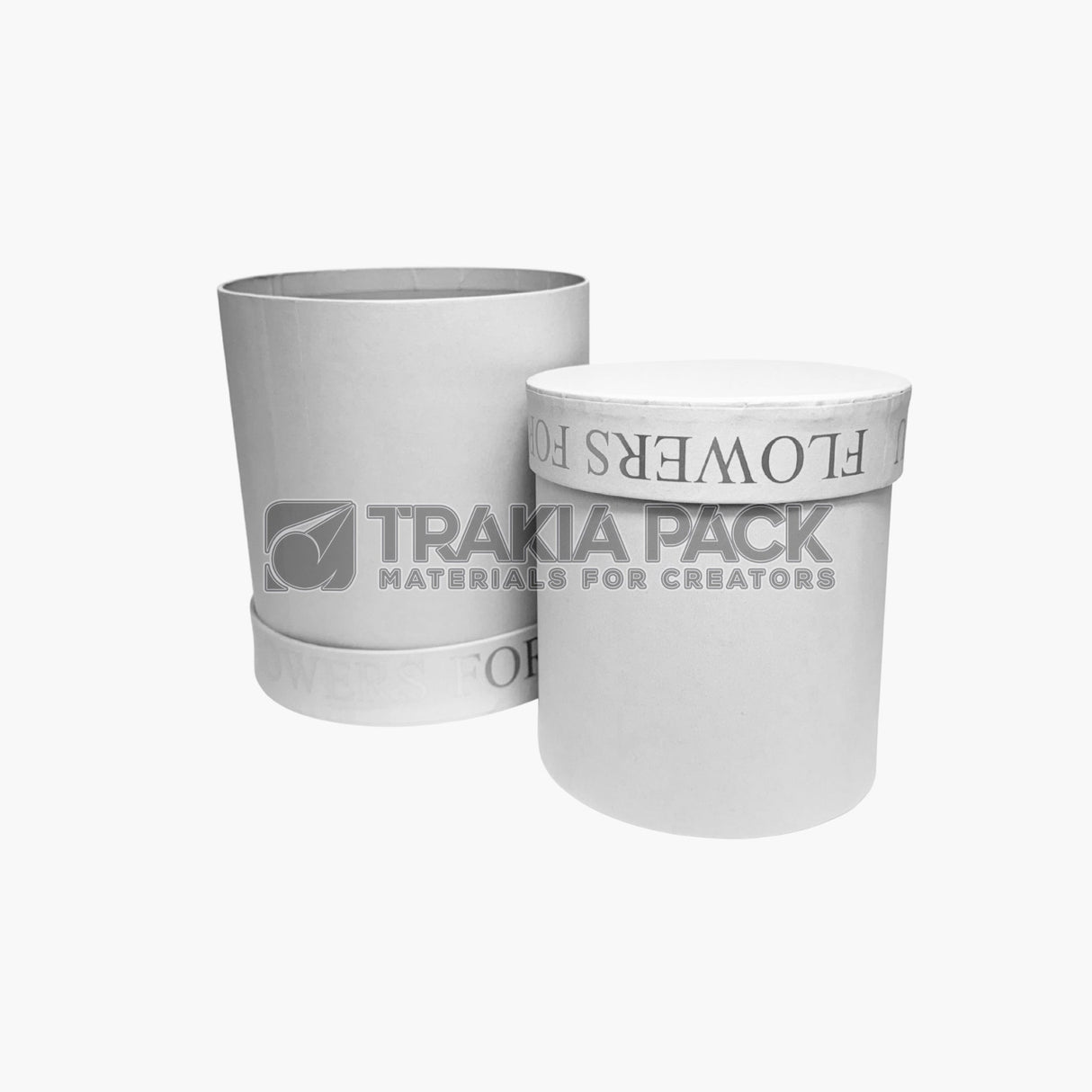 Кутии 2 бр Flowers for you /16х16,5см - бели