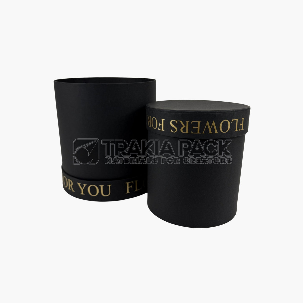 Кутии 2 бр Flowers for you /16х16,5см - черни