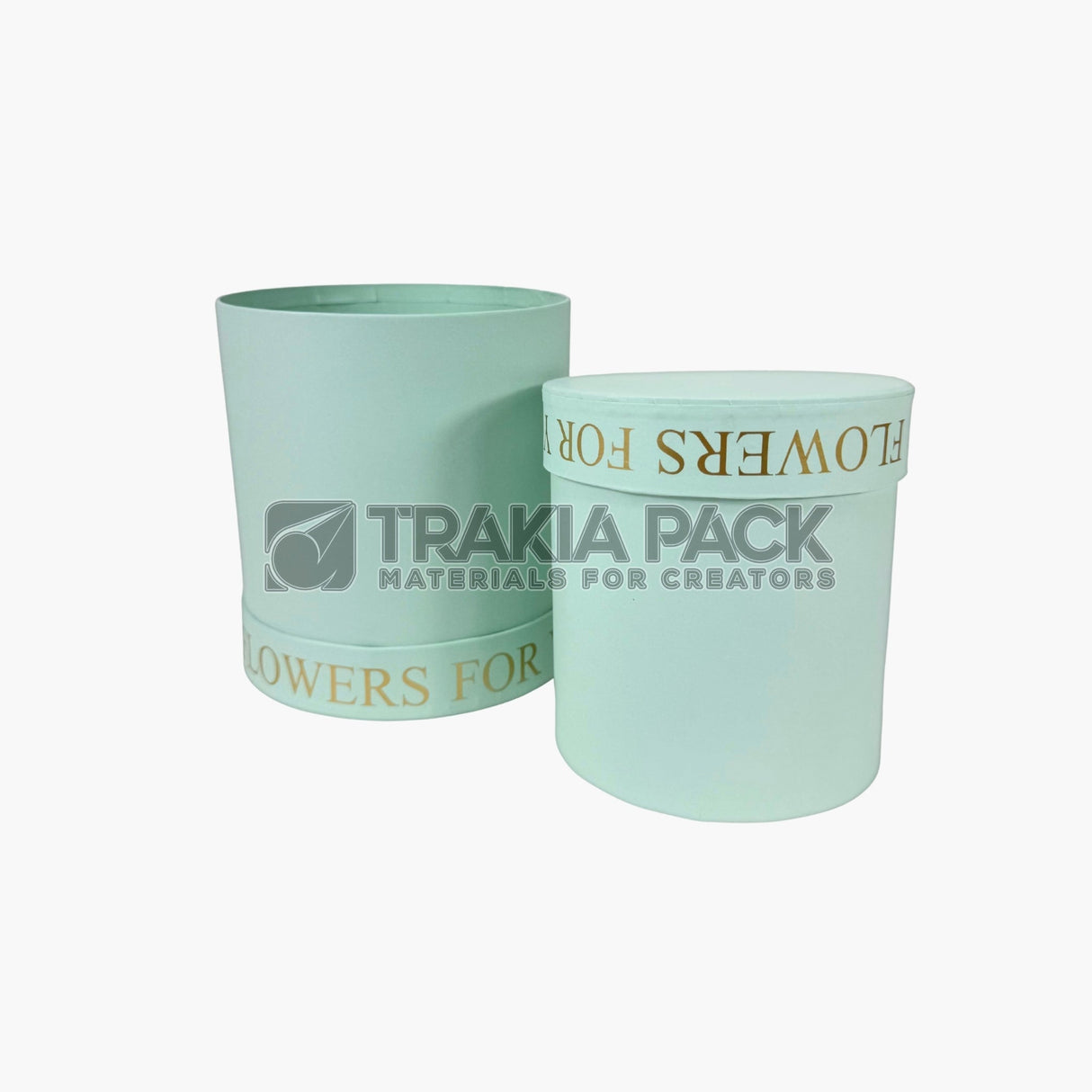 Кутии 2 бр Flowers for you /16х16,5см - тюркоаз