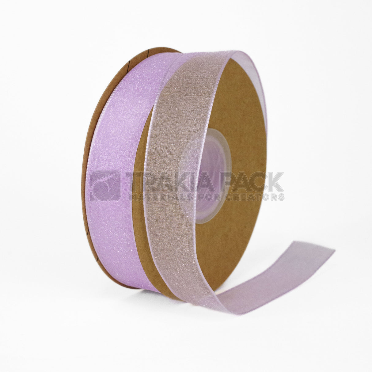 Панделка органза 2,3см/40м - светло лилава