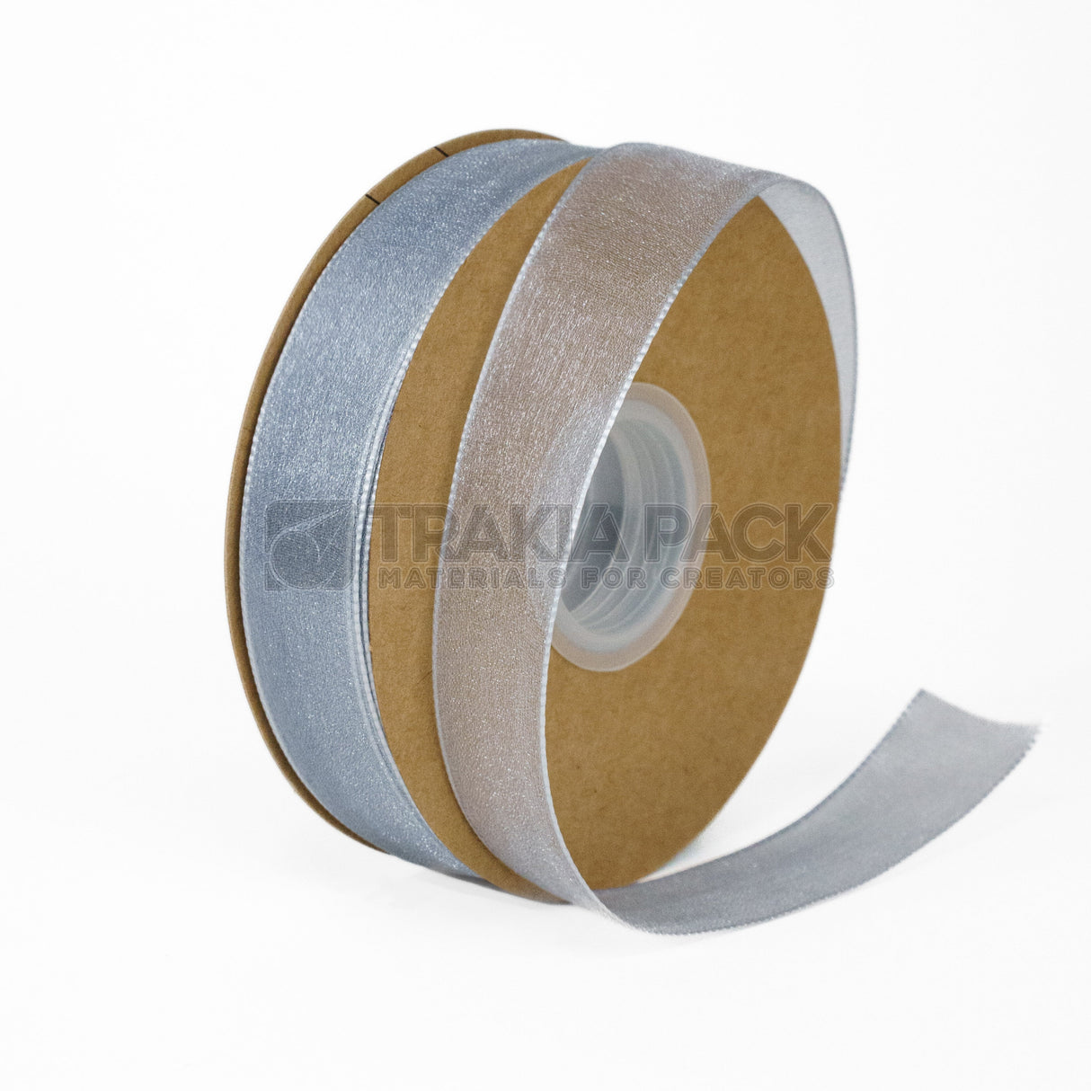 Панделка органза 2,3см/40м - сива