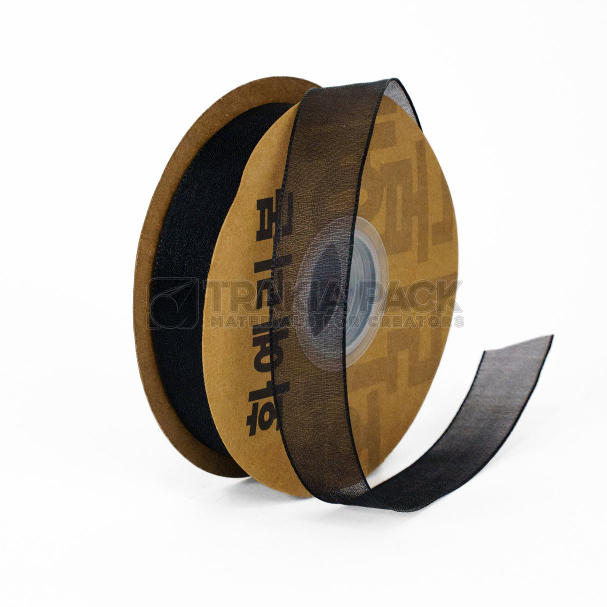 Панделка органза 2,3см/40м - черна