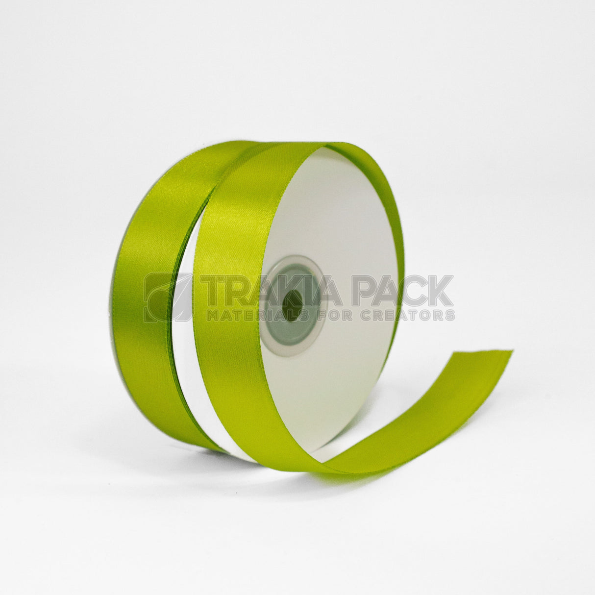 Панделка сатен 2,5см - светло зелена