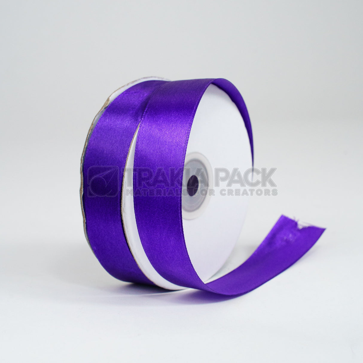 Панделка сатен 2,5см - лилава