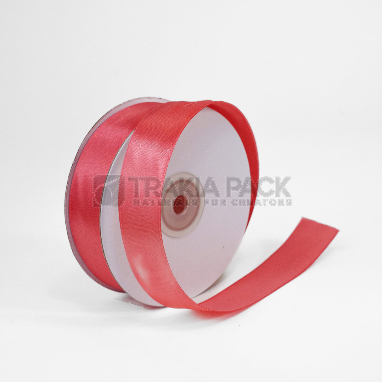 Панделка сатен 2,5см - корал