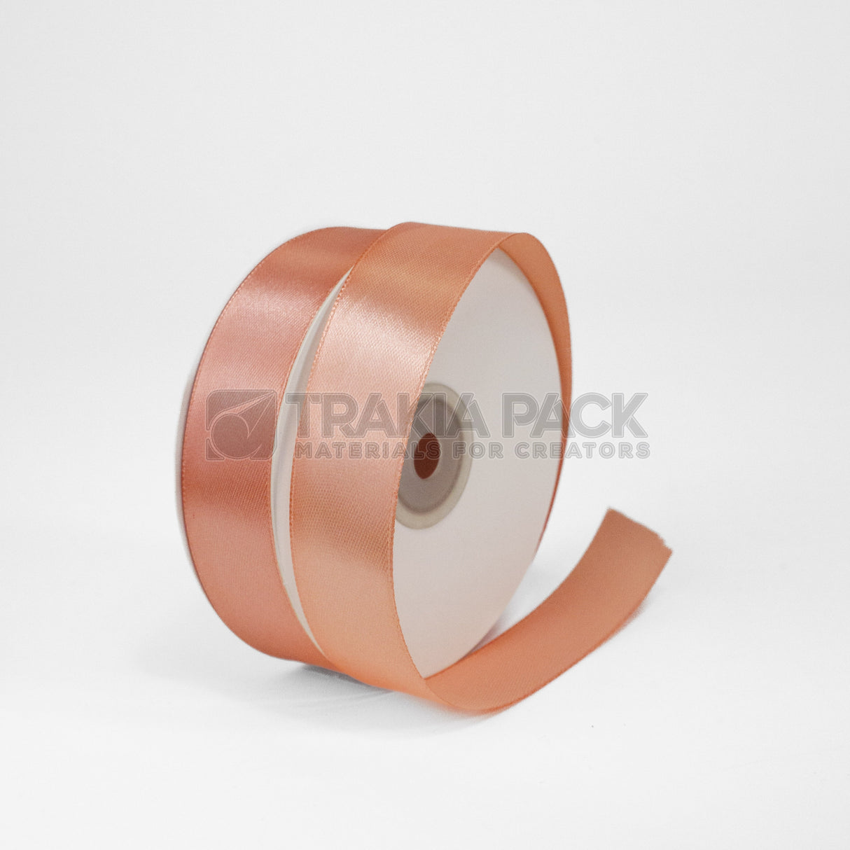 Панделка сатен 2,5см - сьомга