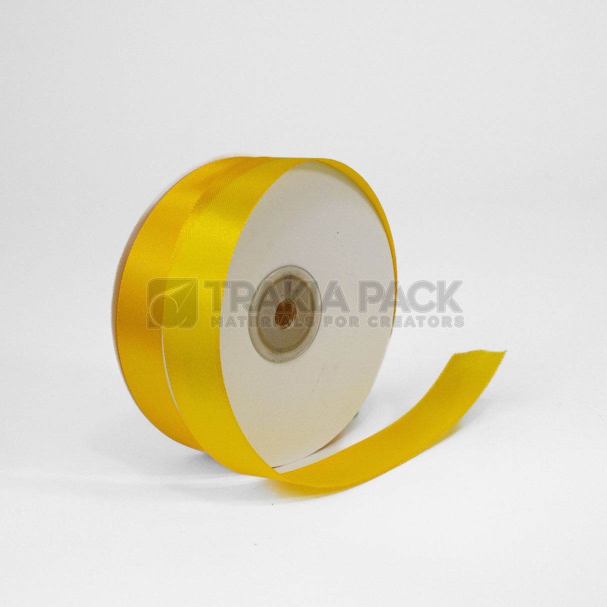 Панделка сатен 2,5см - жълта