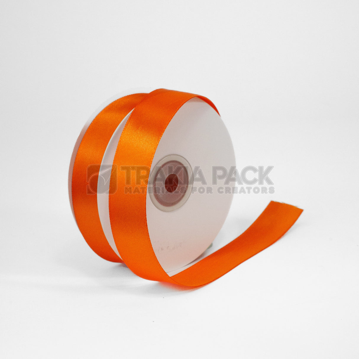 Панделка сатен 2,5см - оранжева