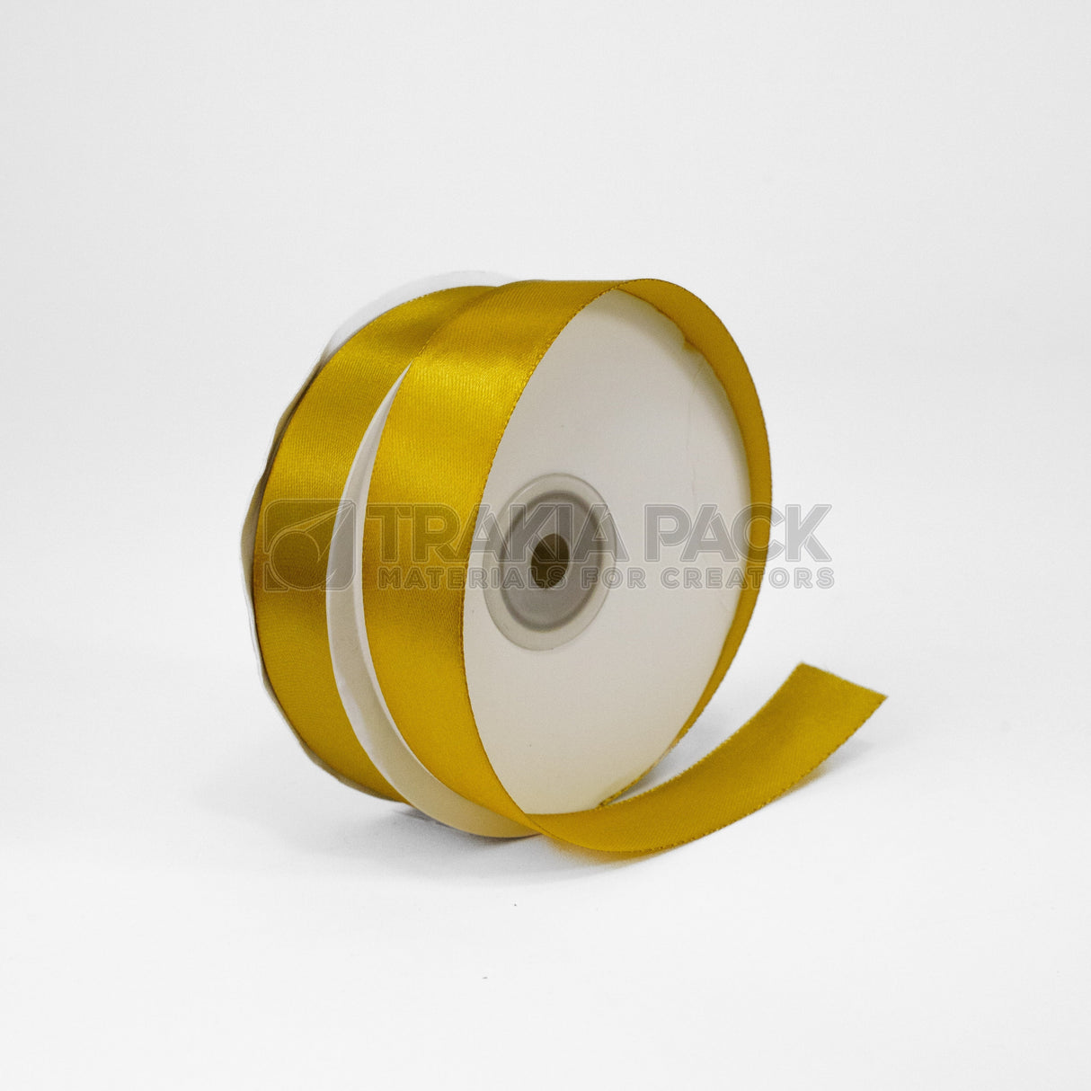 Панделка сатен 2,5см - златна