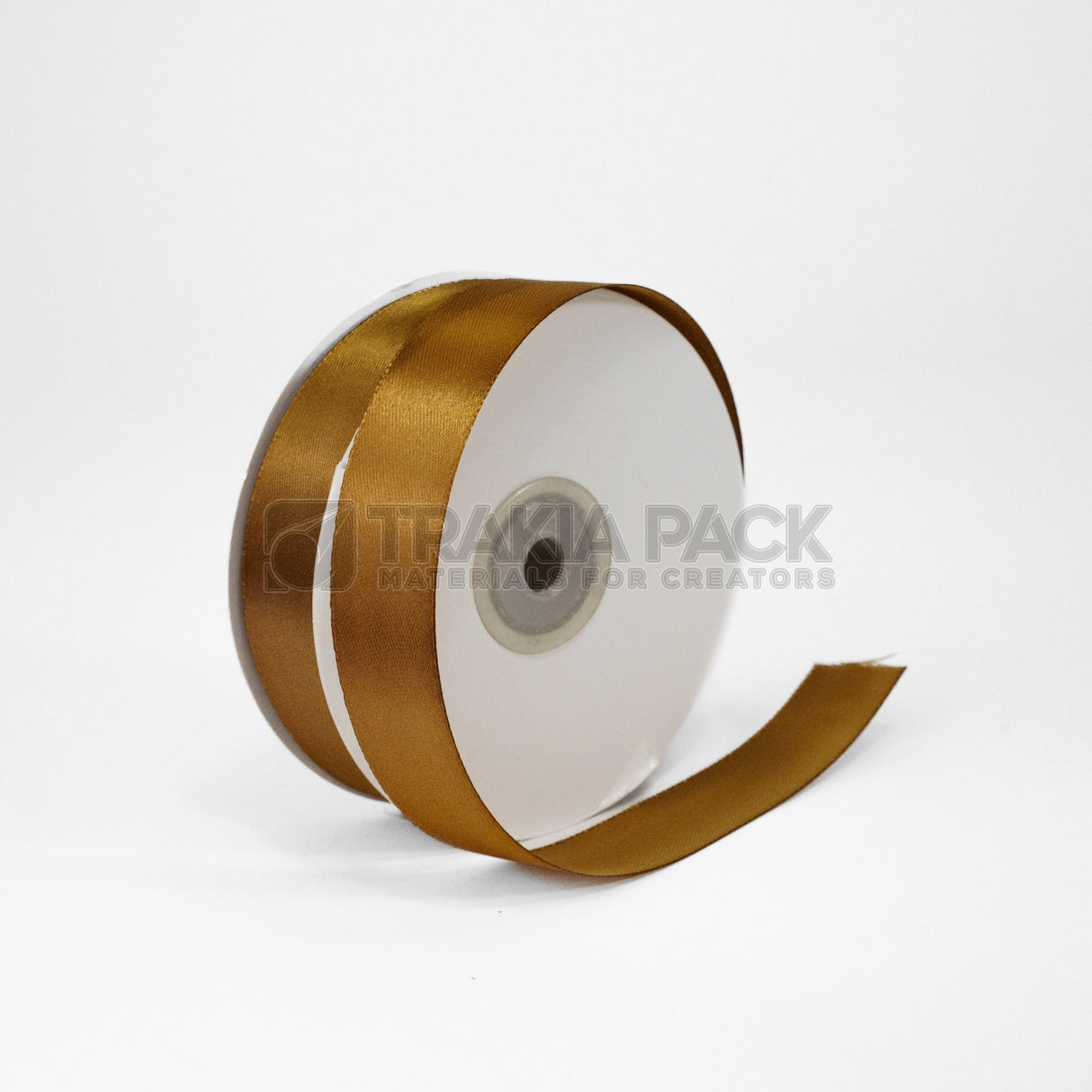 Панделка сатен 2,5см - шоколад