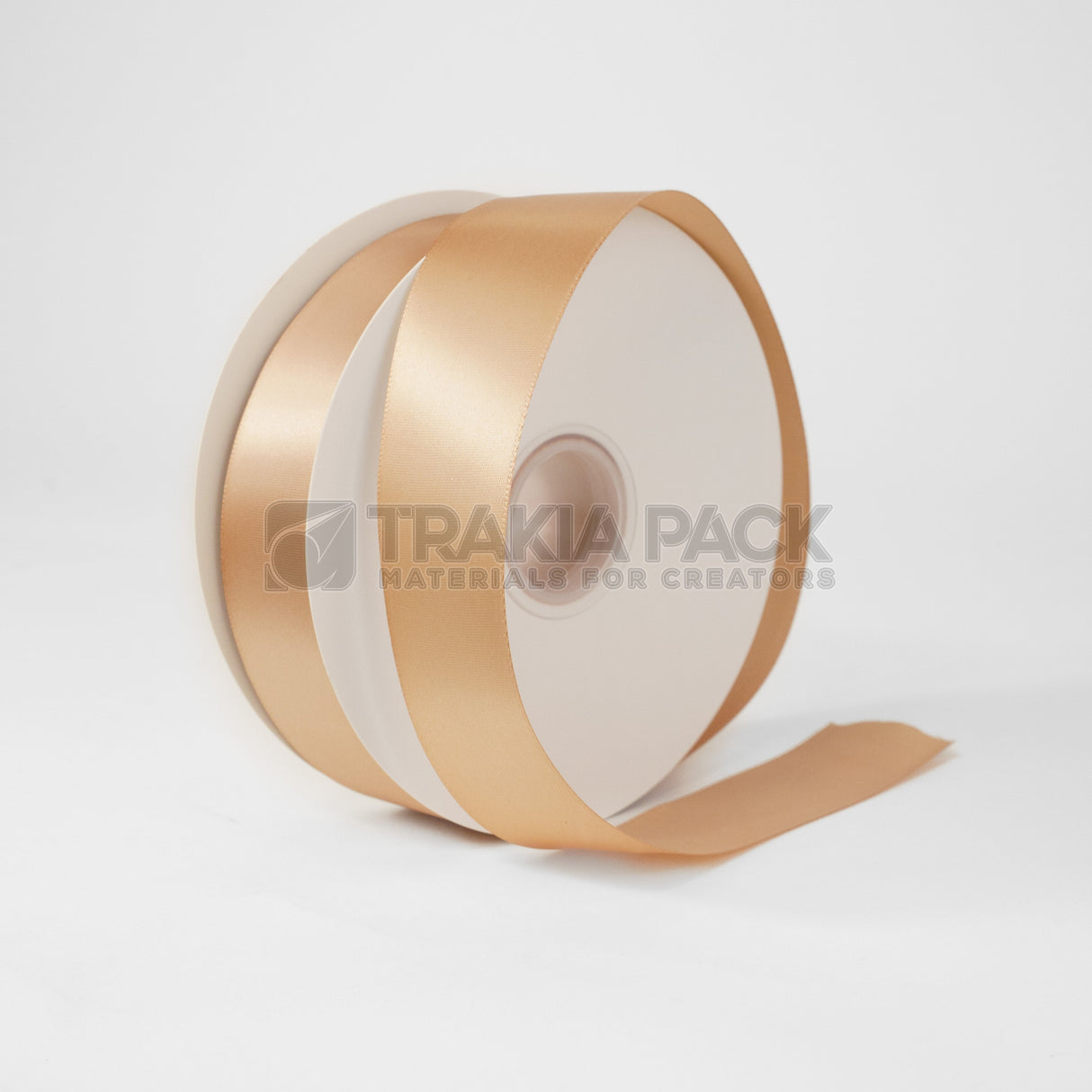 Панделка сатен широка 4см/90м - капучино