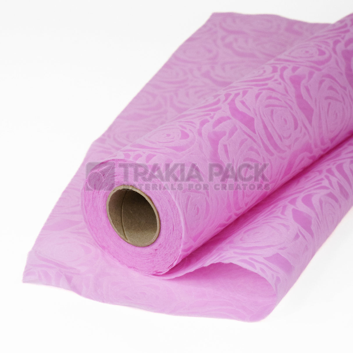 Текстил релеф (рози) 18м/60см - розов