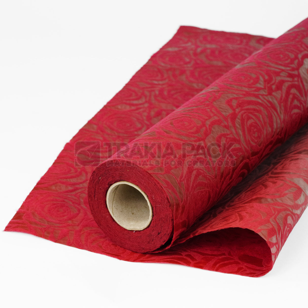 Текстил релеф (рози) 18м/60см - бордо