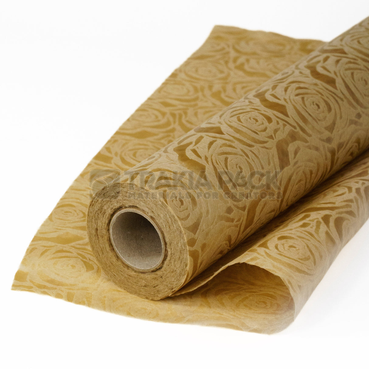 Текстил релеф (рози) 18м/60см - кафяв