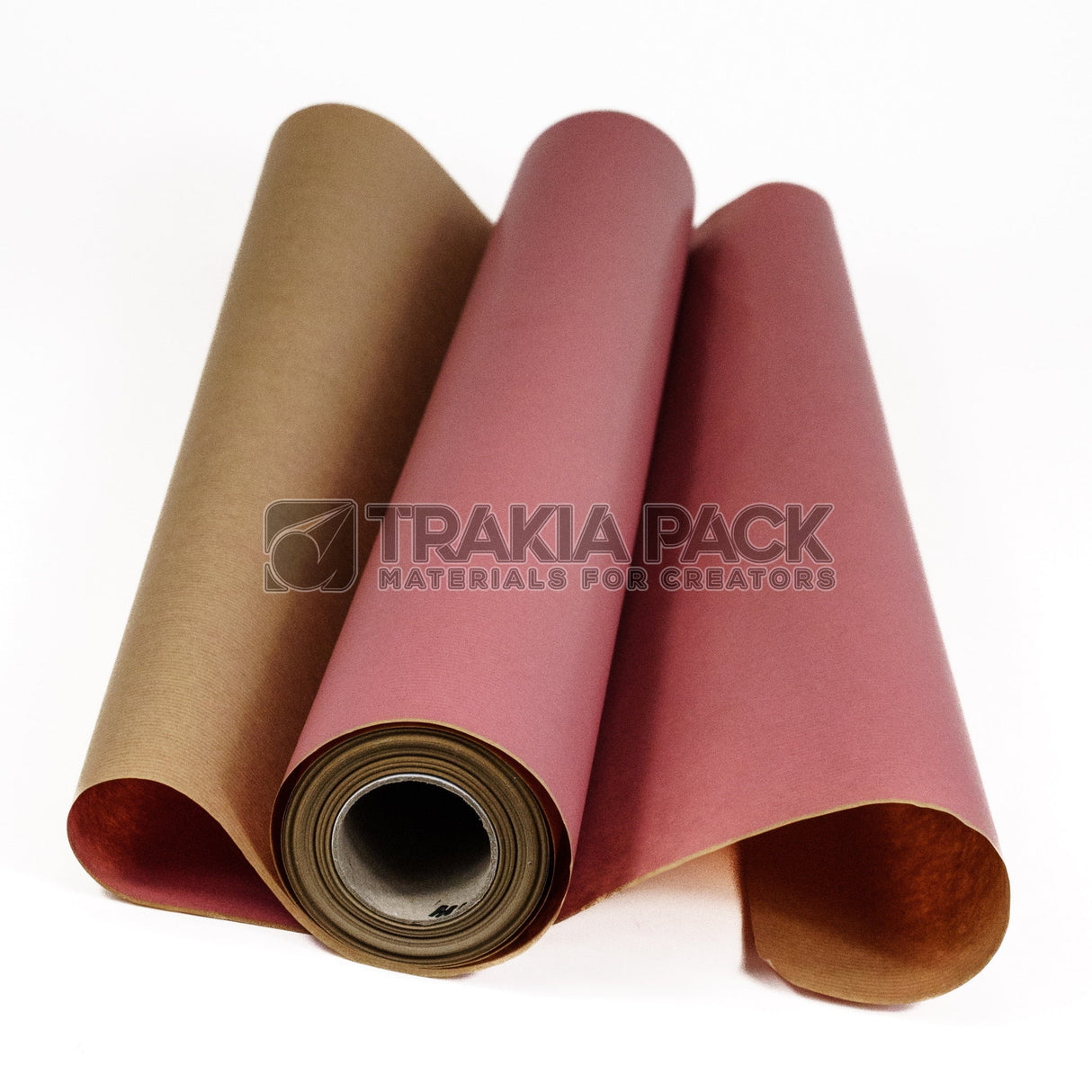 Крафт хартия цветна на ролка 60см/38м - розова