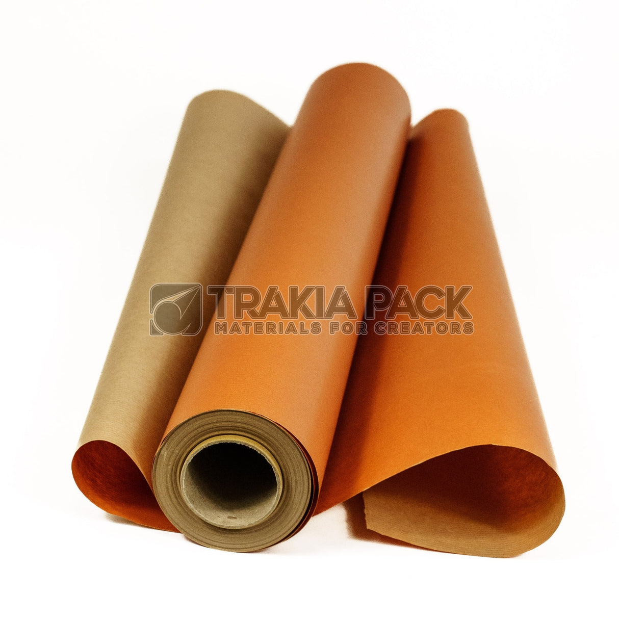 Крафт хартия цветна на ролка 60см/38м - оранжева