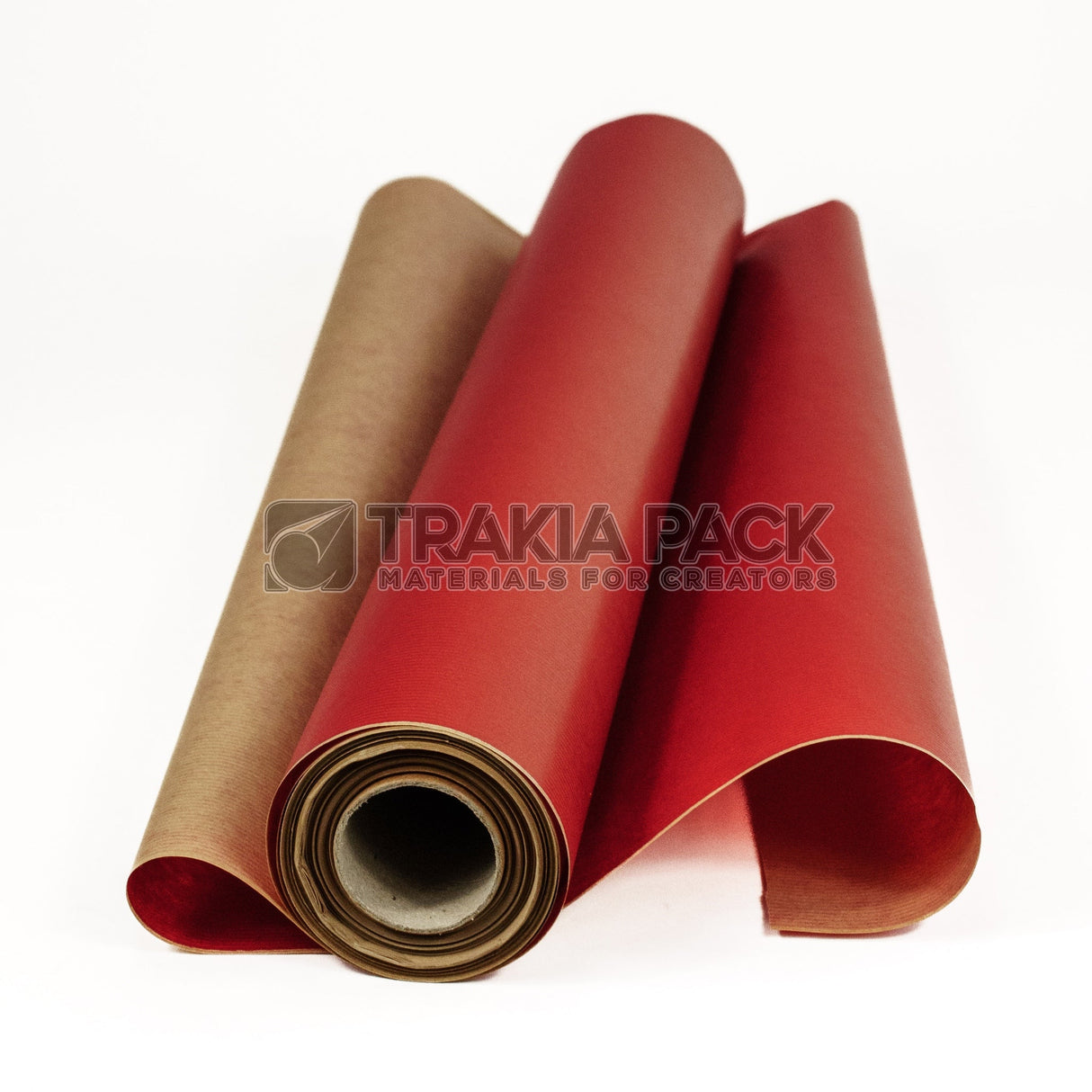 Крафт хартия цветна на ролка 60см/38м - червена