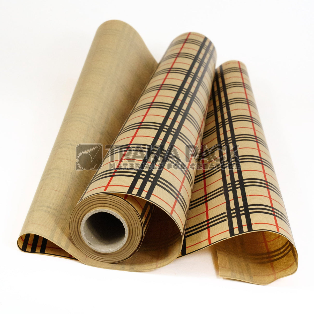 Крафт хартия - принт 60см/38м - Burberry