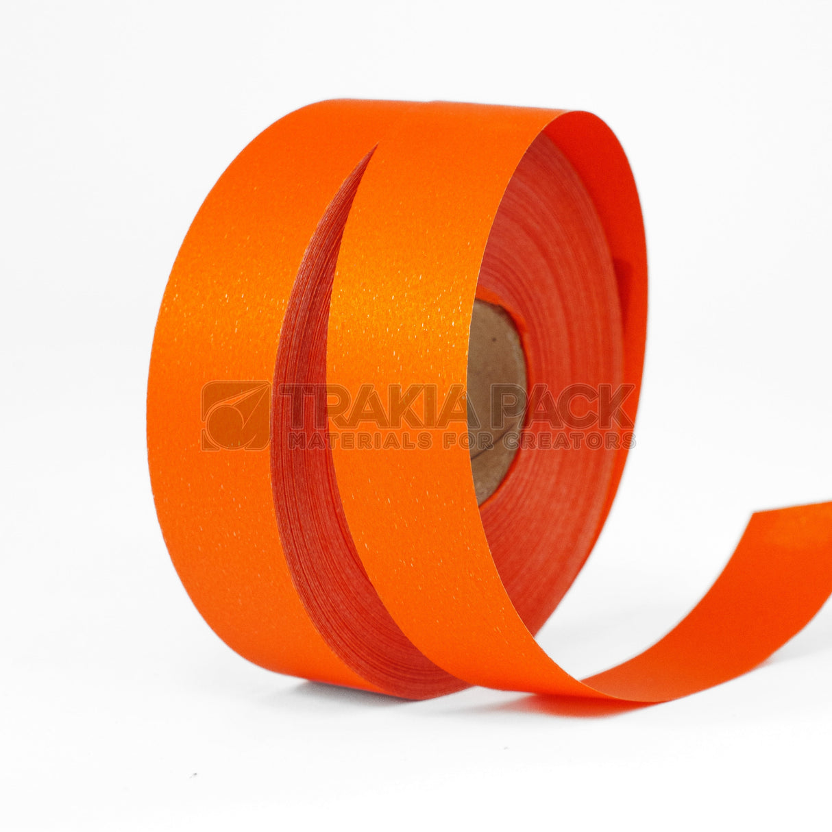 Панделка мат цепеща 3см/68м - оранжева