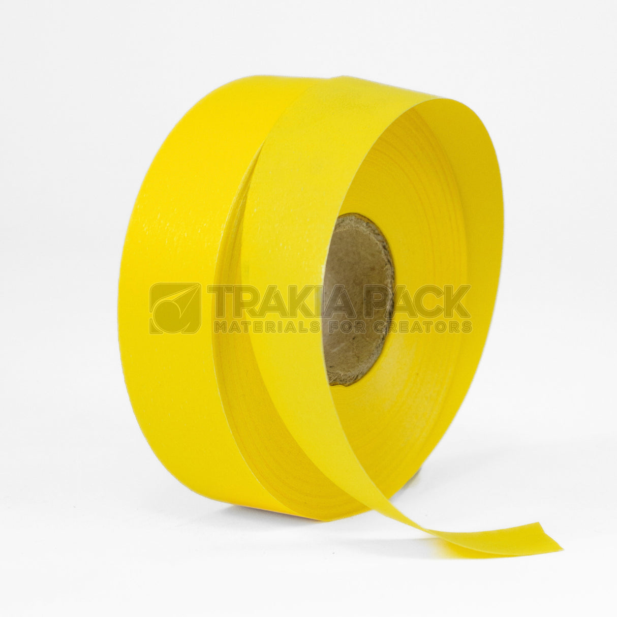 Панделка мат цепеща 3см/68м - жълта