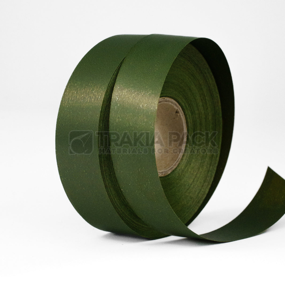 Панделка мат цепеща 3см/68м - маслина