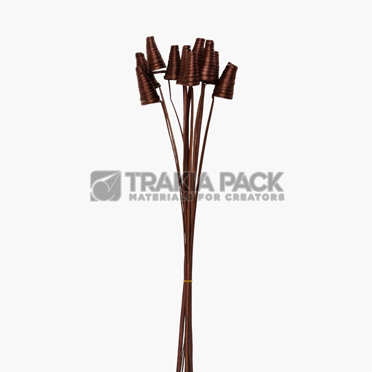 Спирала конус 10бр/60см - кафява