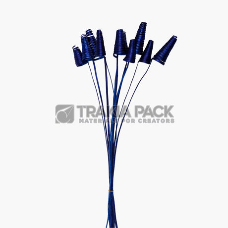 Спирала конус 10бр/60см - синя