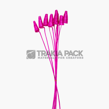 Спирала конус 10бр/60см - розова