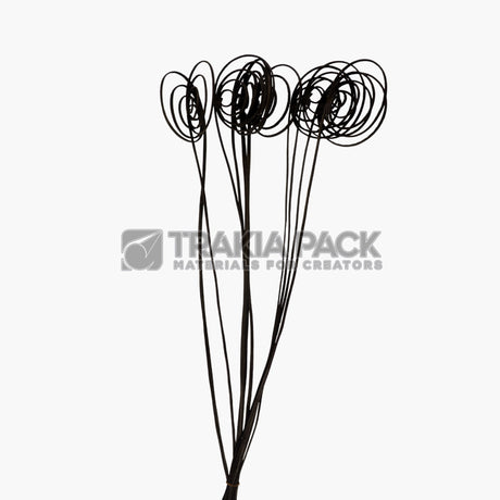 Навита спирала 10бр/60см - черна