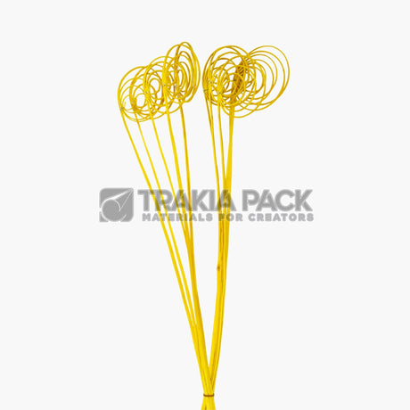 Навита спирала 10бр/60см - жълта