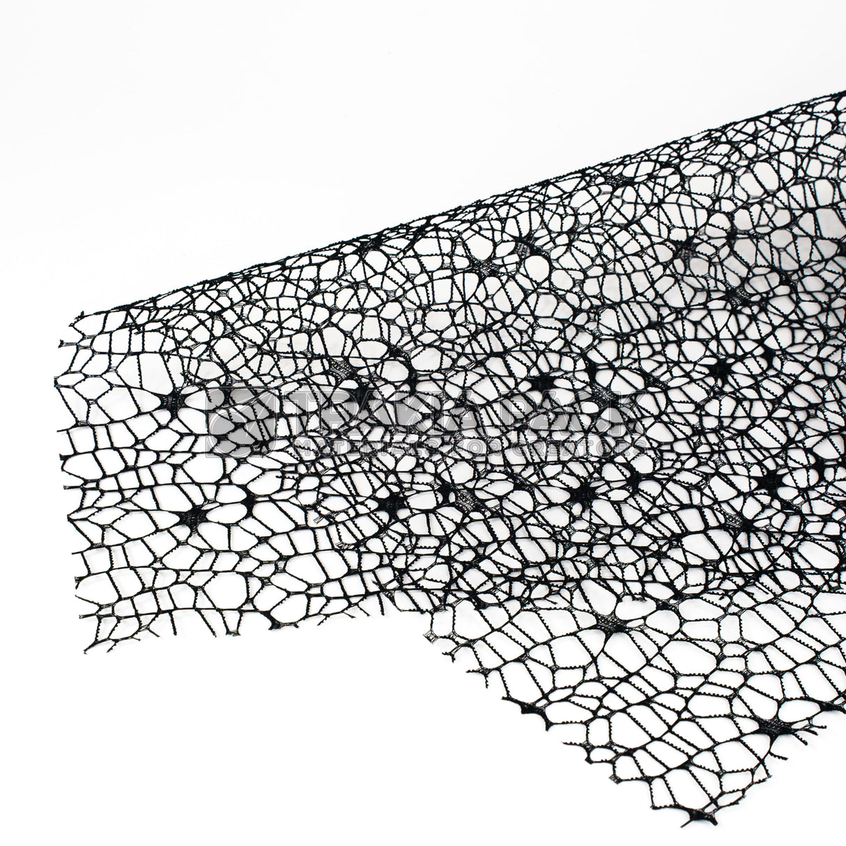 Мрежа едра дантела на пакет 10бр/50х67см - черна