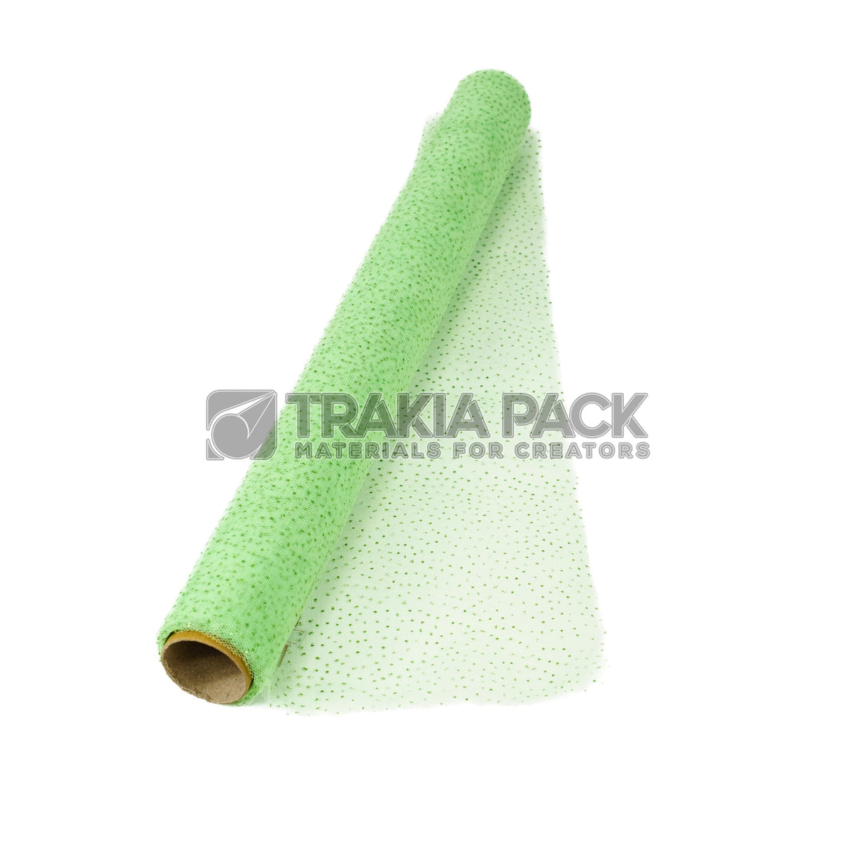 Ролка мрежа с брокат 50см//4,5м - светло зелена