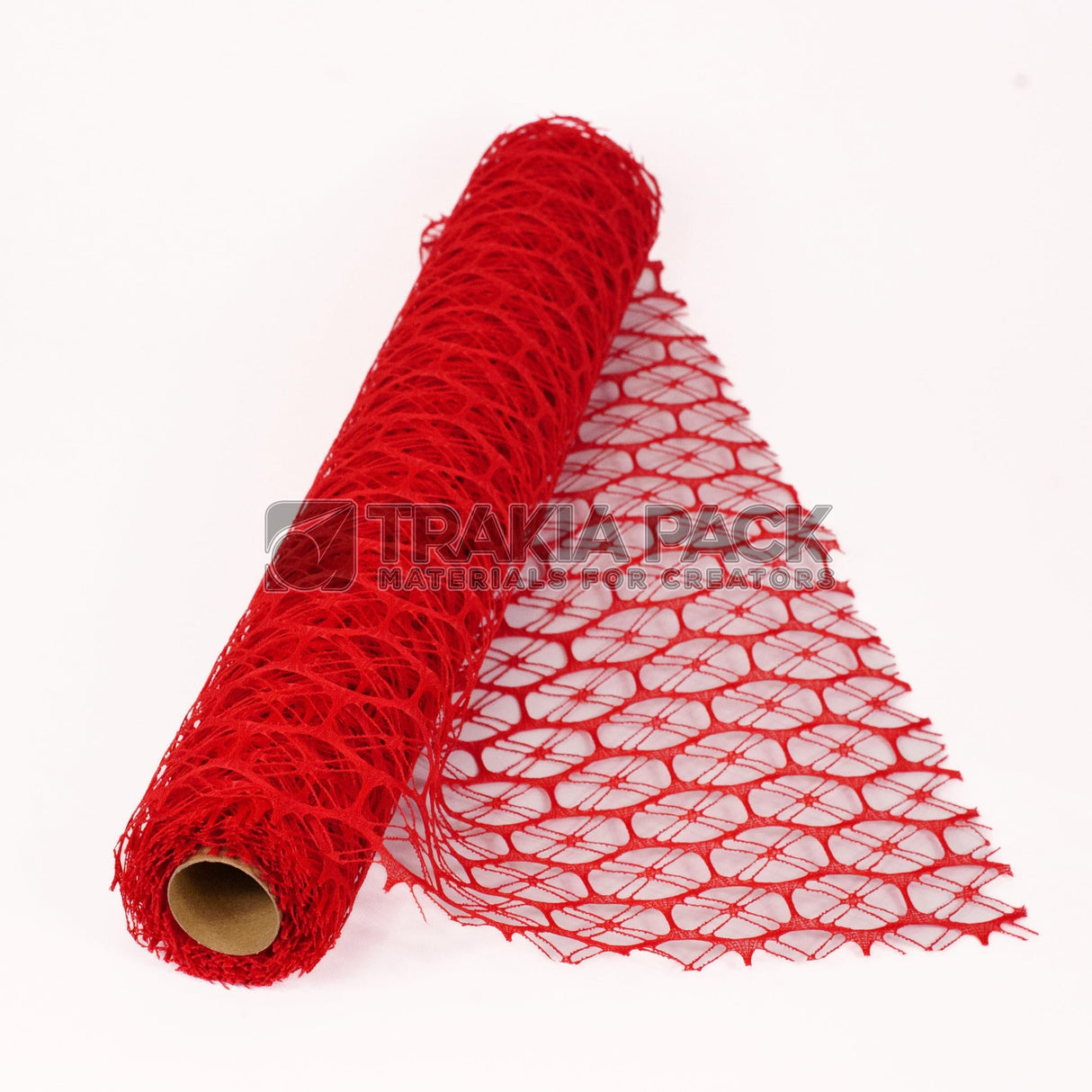 Ролка мрежа едра - 50см/4,5м - червена